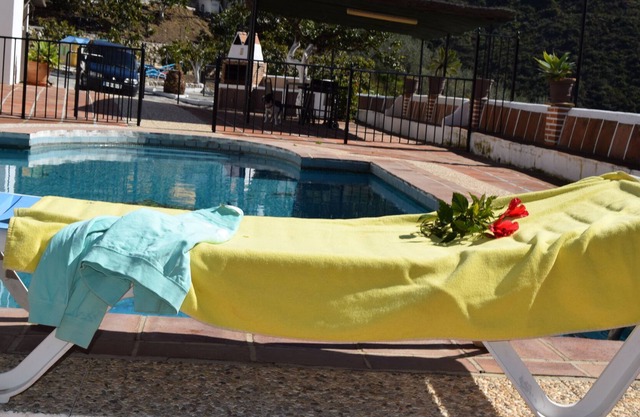 Confortable charming family house private pool near the sea Ojen andalusian town