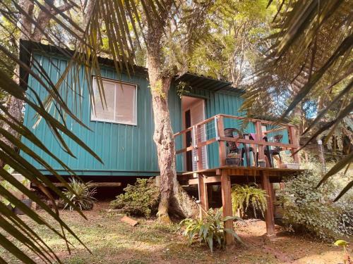 Container com Deck e Vista I Climatizado e Aconchegante em Curitiba na Natureza