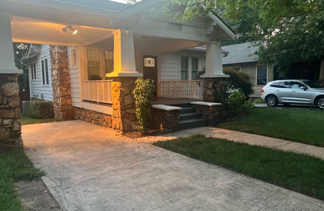 Coolest Street in Charlotte in Historic Plaza Midwood 2 bedroom 1.5 bath home.