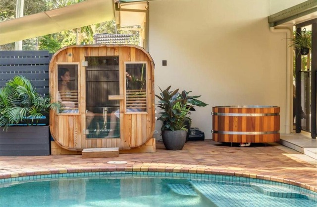 Coolum Family Hideaway with Pool, Sauna & Ice Bath