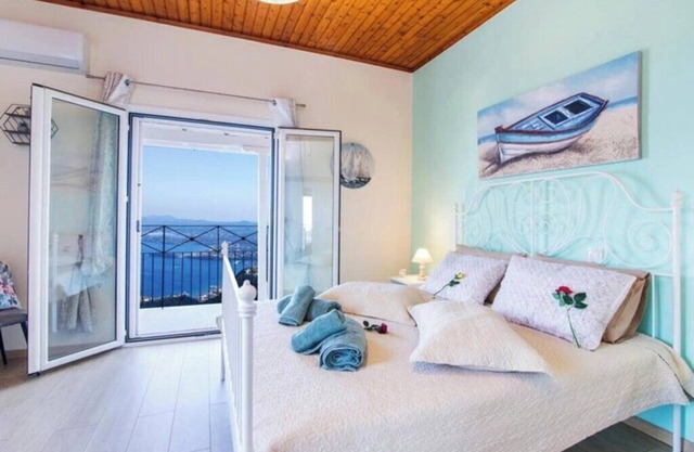 CORFU SIGHT BLUE HOUSE nbreathtaking view