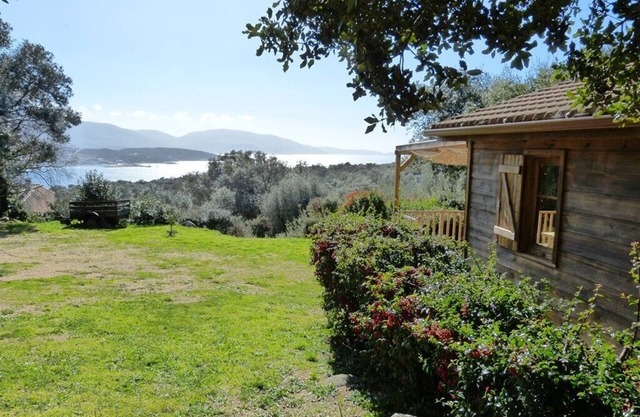 Cottage of countryside sea view