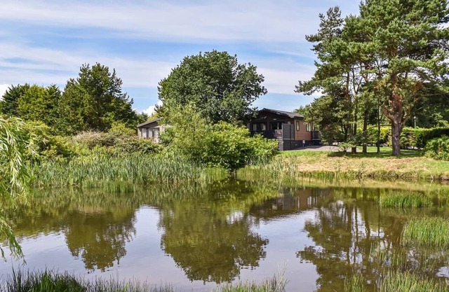Country and modern cladded lodge.