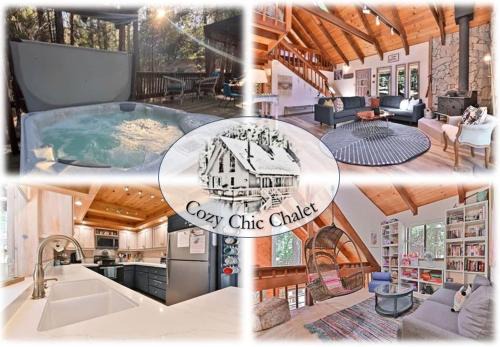 Cozy Chic Chalet - Enchanting Sierra Retreat with Hot Tub & Fire Pit - Dog Friendly