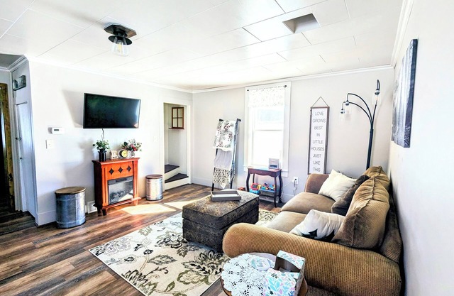 Cozy, pet-friendly farm close to snow and ski trails, great for viewing stars