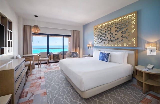 Cozy Suite with Ocean View at the All Inclusive Wyndham Hotel Grand Cancun Hotel