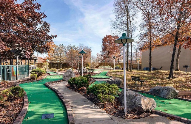 Cozy units at The Falls Village Resort in Branson!