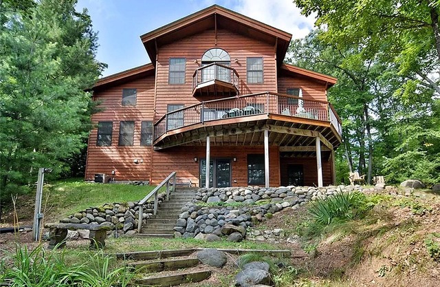 Custom Built Luxury Home On Big Round Lake With Game Room and Open Floor Plan