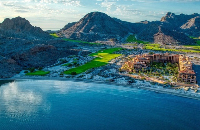 Danzante Bay and the indigo waters of the Sea of Cortez.