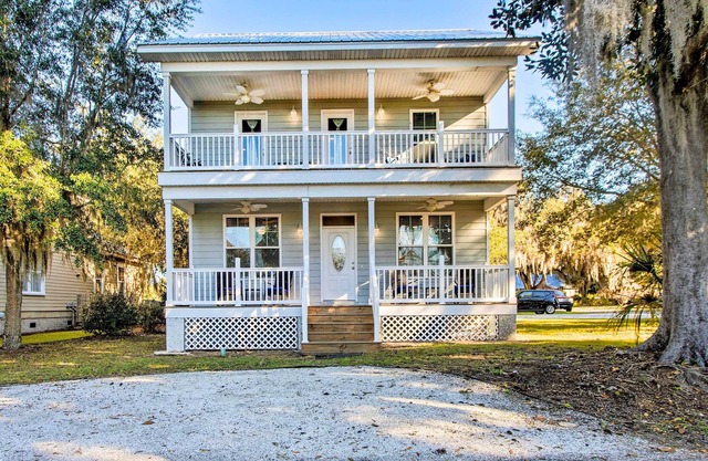 Darien Saltmarsh Cottage w/ Screened Porch!