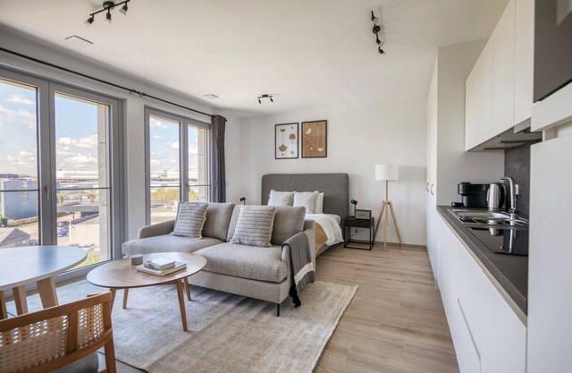 Delightful Gasperich Studio w/Elevator & Balcony, nr Bus, by Blueground