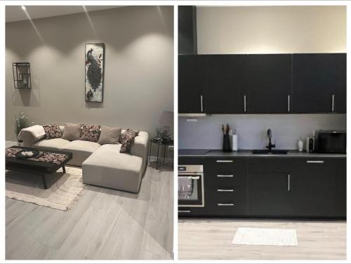 Delikat, romslig og sjønær sentrumsleilighet