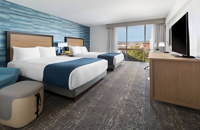 Deluxe Two Queens Mobility Accessible Room at Hotel Caza