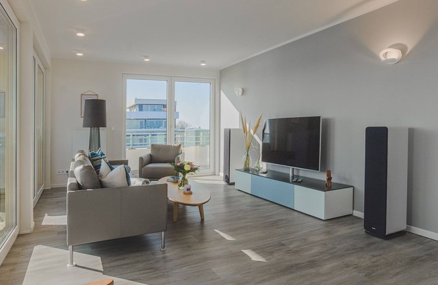 Design penthouse apartment on the steinwarder with its own sauna