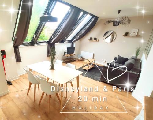 DisneyLand - Paris 20 min - Parking - 6 personnes