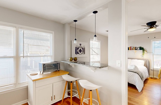 Dog-friendly West End studio with great location, kitchenette, & central AC