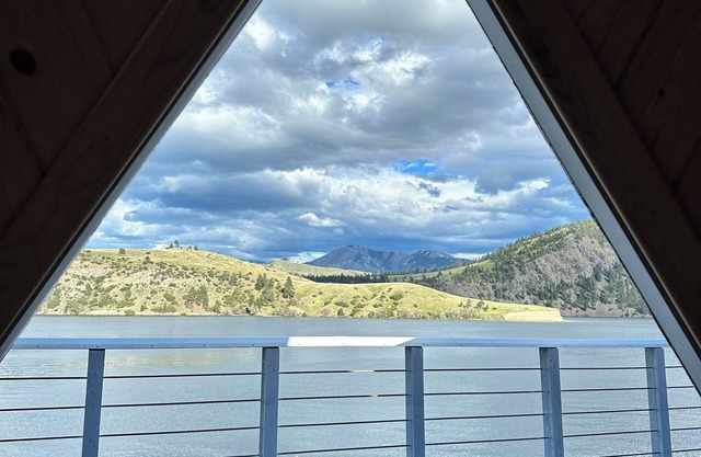 Dome Home on Holter LakenUnique Lakefront Home with Boat Access Only
