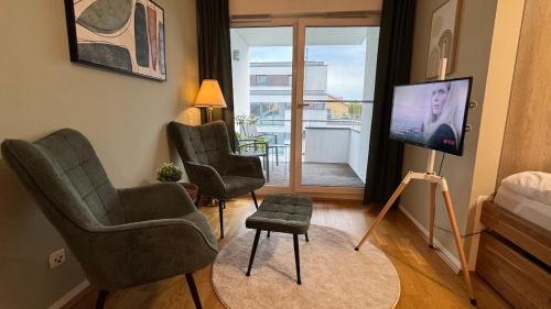 DUHA HOMES - Stylisches Apartment, Stellplatz, Küche, Self Check-in