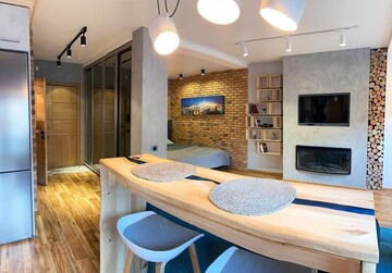 Eco-loft studio in Shevchenkivs'kyi district