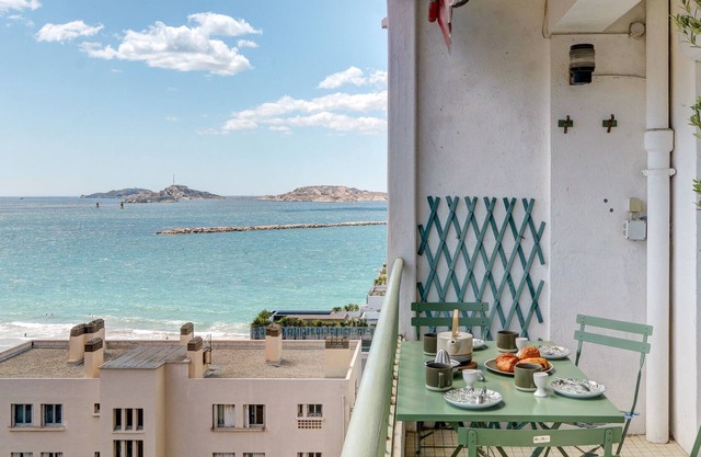 El Catalan - Bel appartement avec extérieur et vue mer