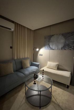 Elegant apartment with a hall and bedroom