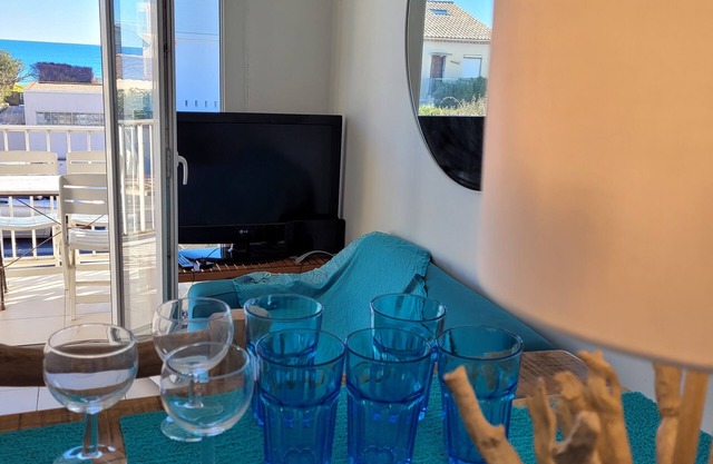 Embrasse moi à Carnon Plage! 3ch. 8 Pers. APT Terrasse