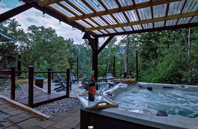 Enchanting Mountain ZEN Retreat Oasis Spa Hot Tub- Fire Pit - DOGS-VIEWS