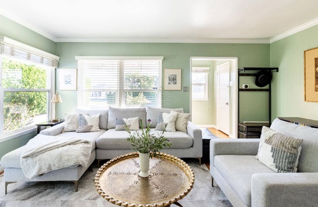 Enjoy a private retreat with this beautiful home featuring a guesthouse + BBQ!