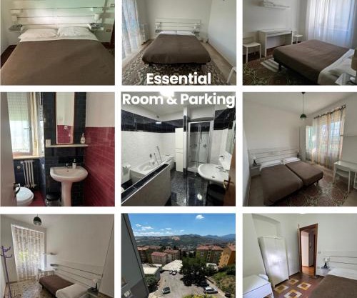ESSENTIAL ROOM & PARKING in Centro Città con Parcheggio Privato e WIFI