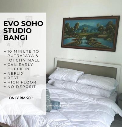 EVO Soho Bangi Netflix putrajaya early check-in