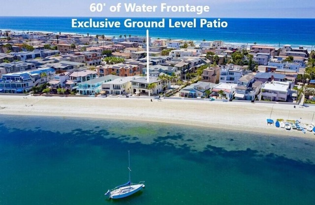 Exclusive 1,000sf Ground Level Waterfront Patio + AC
