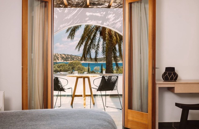 Exclusive Crete Hotel | Seaview Room in Prime Location | Stunning Ocean Views.