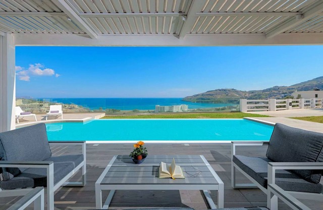 Executive Rhodes Villa | Villa Gaia | Stunning Sea Views | 3 Bedrooms | Lindos