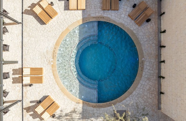 Experience Fredericksburg | Tillie Suite, Pool, & Main Street Moments