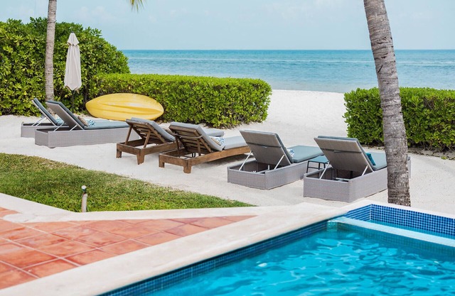 Exquisite Beachfront Villa on Pristine White Sandy beach