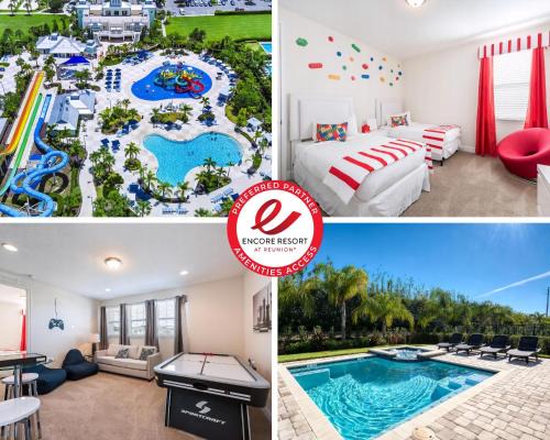 Fabulous Home With Private Pool And Game Room Near Disney With Waterpark & Resort Access At Encore Resort - 7469Mr