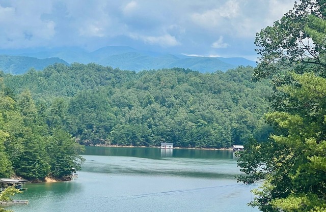 Fall Sale! Lake Mtn view! Near Tail of the Dragon, NOC, Tsali, Hot Tub, Pets OK