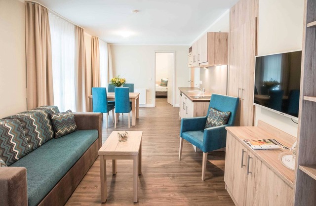 Family apartment with balcony - AKZENT Apartmenthotel Residenz