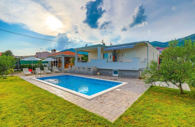 Family-Friendly Holiday Home with Private Pool, Playground, and BBQ - Three Bedroom Holiday Home
