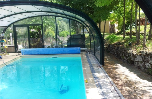 family house with heated indoor pool