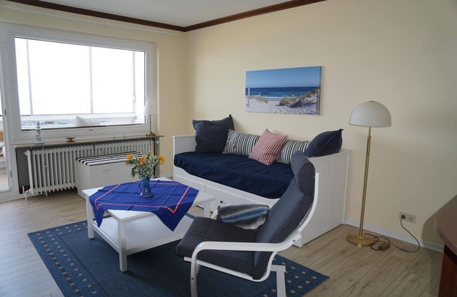 Ferienwohnung mit Maritimer Ausstattung, Seeblick und Schwimmbad - Haus Seehund