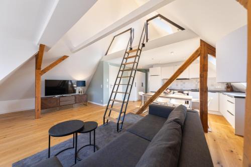 Ferienwohnung Strom ahoi - premium - modern - inkl Stellplatz - 200m zum Alten Strom - Wasserblick