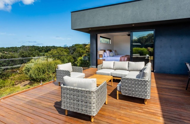 Fingal Haven - Panoramic views across the 6th fairway of Moonah Links' Champion's Course.