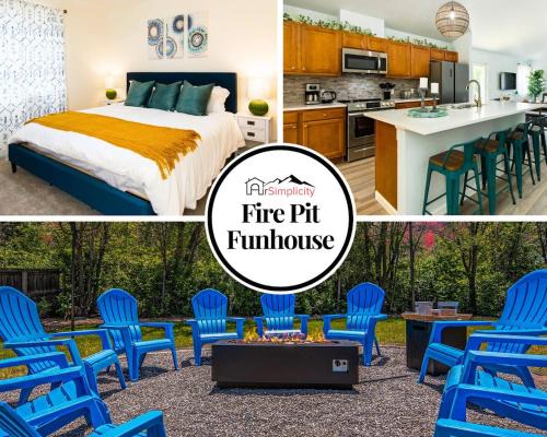 Fire Pit Funhouse 2 Master Suites Game Rm