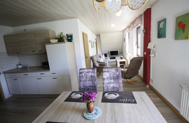 Flat "Panoramablick" with mountain view