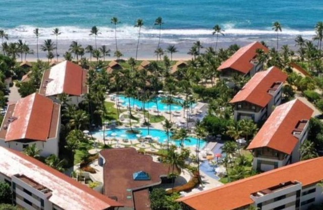Flat térreo 2 quartos-Resort Marulhos B101-Muro Alto-Porto de Galinhas