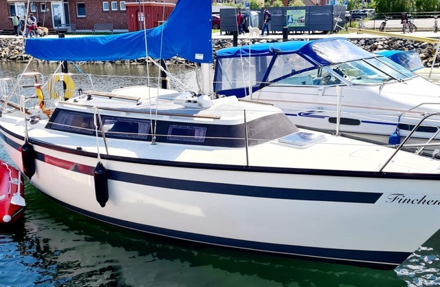 Floating vacation apartment sailing yacht, yacht, boat "Finchen" in Heiligenhafen
