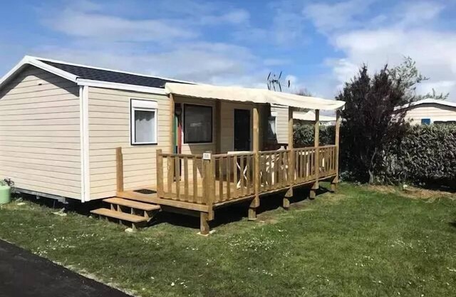 Flower Camping La Pointe du Talud * - Confort Nirvana mobile home 32m² - 2 bedrooms - 2 bathrooms + semi-covered terrace 15m² 4 people
