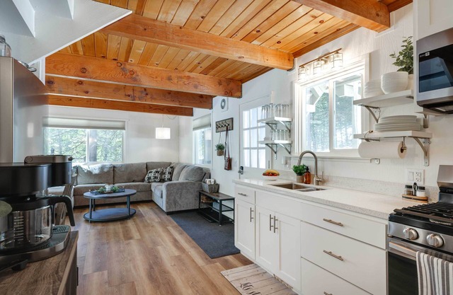 Forested Cold Springs Cabin w/Wood-Burning Stove!