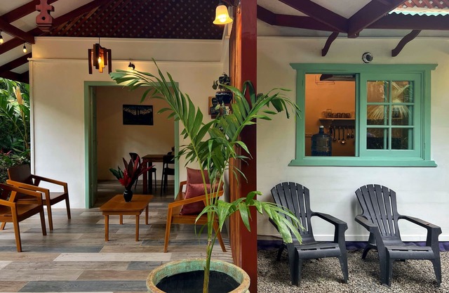 Fully equipped bungalow with private plunge pool in beautiful jungle garden